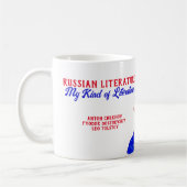 Dostojewski + Tolstoi + Tschechow - Russische Lite Kaffeetasse (Links)
