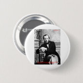 Dostojewsky "gottesfürchtig" Liebe Zitat Geschenke Button (Vorne & Hinten)