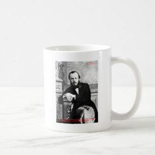 Dostojewsky "gottesfürchtig" Liebe Zitat Geschenke Kaffeetasse