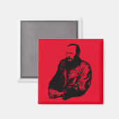 Dostoyevsky Magnet (Vorderseite/Rückseite)
