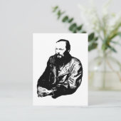 Dostoyevsky Postcard Postkarte (Stehend Vorderseite)