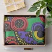 Dot Art abstrakt 9 Seidenpapier (Geschenk)