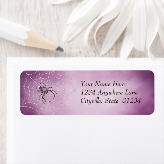 Dot Art Black Widow Spider im Web (Insitu)