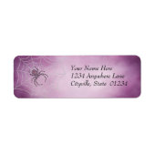 Dot Art Black Widow Spider im Web (Vorne)