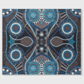 Dot Art Gift Paper Geschenkpapier (Flach)