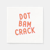 Dot Bam Crack Mahjong Paper Napkins Serviette (Vorderseite)