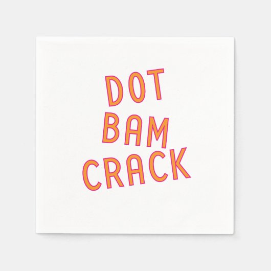 Dot Bam Crack Mahjong Paper Napkins Serviette (Vorderseite)