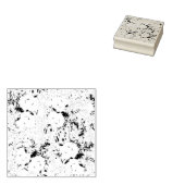 Dot, Black Cow Wood Art Briefmarke Gummistempel (Stempel)