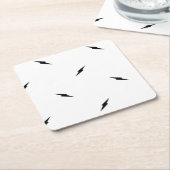 Dot, Black Paper Untersetzer (angewinkelt)