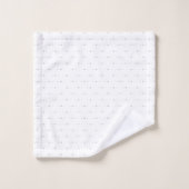 Dot, blassgrau badhandtuch set (Waschlappen)