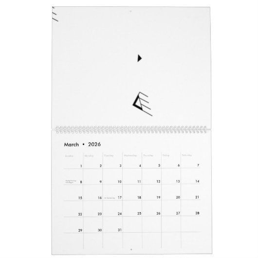 Dot, blassgrau kalender (Mär 2026)