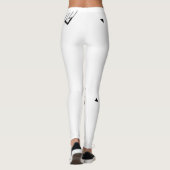Dot, blassgrau leggings (Rückseite)
