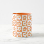 Dot Blume Orange White Tasse (Zentrum)