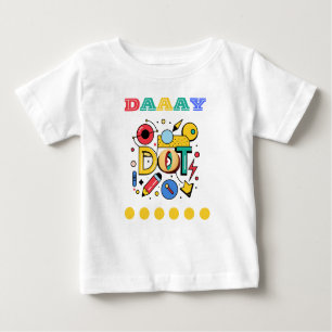 Dot Day, ein Spaß Design für Ihren kleinen Künstle Baby T-shirt