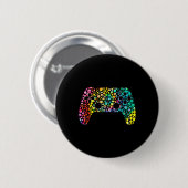 Dot Day Gamers Boy Game Controller Colorful Polka Button (Vorne & Hinten)
