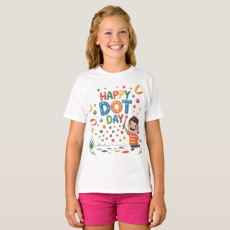 Dot Day Kids Colorful Celebration OutfitT-Shirt T-Shirt