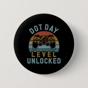 Dot Day Level Unlocks farbige Polka Dot Button