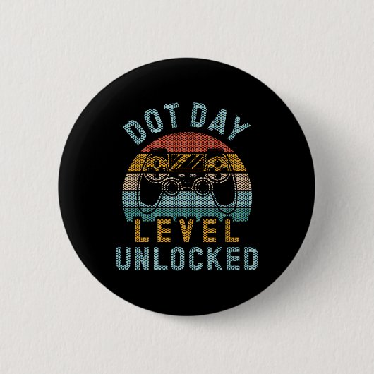 Dot Day Level Unlocks farbige Polka Dot Button (Vorderseite)