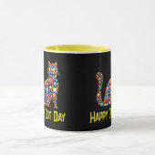 Dot Day polka dot cat Tasse (Zentrum)