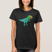Dot Day Rex Dinosaur Polka Dot Pattern Internatio T-Shirt (Vorderseite)