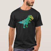 Dot Day Rex Dinosaur Polka Dot Pattern Internatio T-Shirt (Vorderseite)