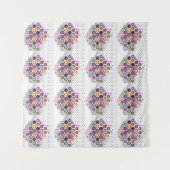 "Dot & Dazzle Duo" Wandteppich (Vorderseite (Horizontal))