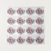 "Dot & Dazzle Duo" Wandteppich (Vorderseite)