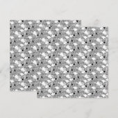 dot Design Four Feiertagskarte (Vorne/Hinten)