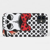 Dot Dokuro-Chan White Case-Mate iPhone Hülle (Rückseite (Horizontal))