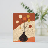 Dot Dot Blume #012 Postkarte (Stehend Vorderseite)