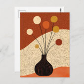 Dot Dot Blume #012 Postkarte (Vorne/Hinten)