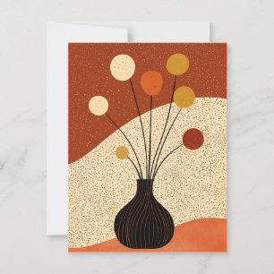 Dot Dot Blume #012 Postkarte