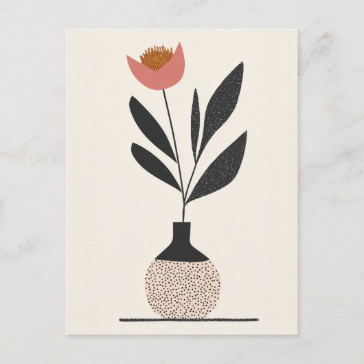 Dot Dot Blume #013 Postkarte (Vorderseite)