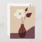 Dot Dot Blume #016 Postkarte (Vorne/Hinten)