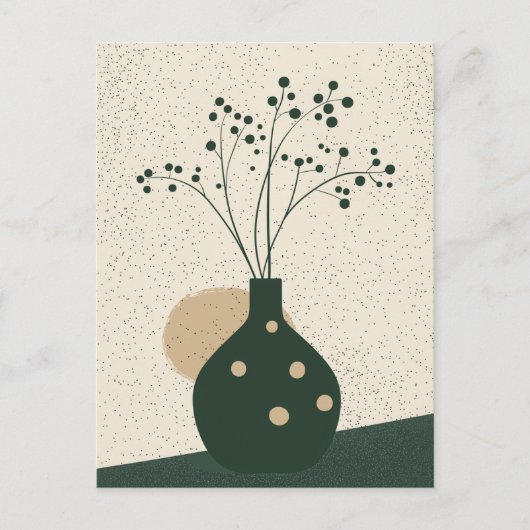 Dot Dot Blume #017 Postkarte (Vorderseite)