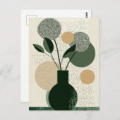 Dot Dot Blume #018 Postkarte (Vorne/Hinten)