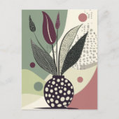 Dot Dot Blume #021 Postkarte (Vorderseite)