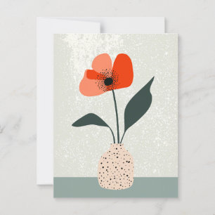 Dot Dot Blume #023 Postkarte