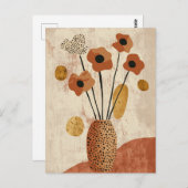 Dot Dot Blume #024 Postkarte (Vorne/Hinten)