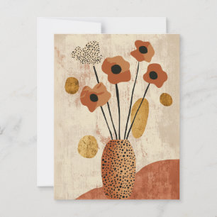 Dot Dot Blume #024 Postkarte