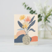 Dot Dot Blume #026 Postkarte (Stehend Vorderseite)