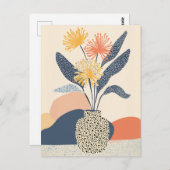 Dot Dot Blume #026 Postkarte (Vorne/Hinten)