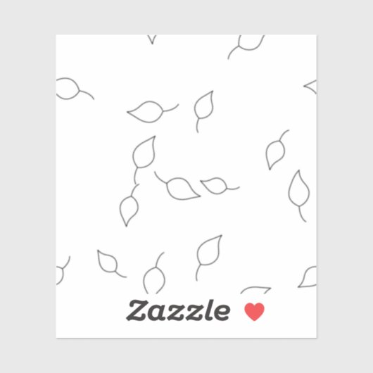 Dot, Dove Graue Vinyl Sticker (Blatt)