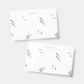 Dot, Dove Gray Ausweis (Vorder- & Rückseite)