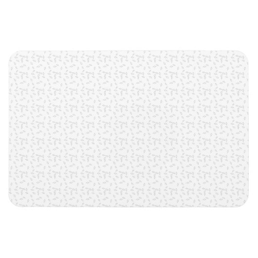 Dot, Dove Gray Magnet (Horizontal)