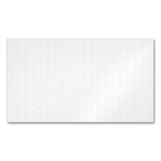 Dot, Dove Gray Magnetische Visitenkarte (Vorderseite)