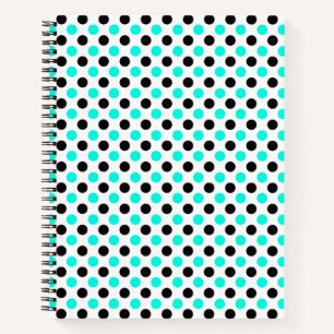 Dot Duo: Modernes Pop auf Weiß Notizblock