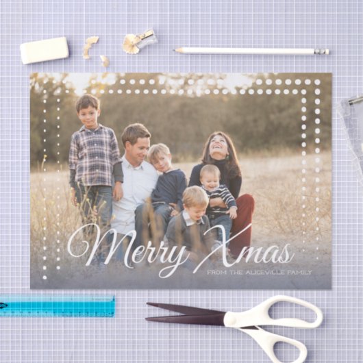 Dot Frame - Weihnachten - Gewebepapier Seidenpapier (Handwerk)