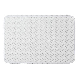 Dot, Grau Nickel Badematte