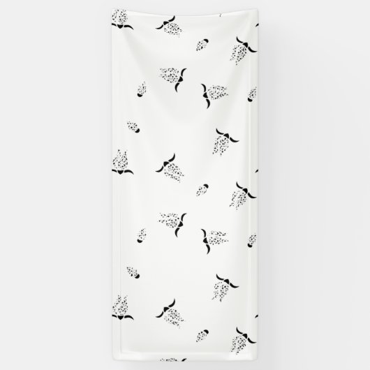 Dot, Grau-Nickel-Banner Banner (Vertikal)